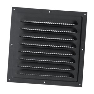 Magideal - Rejilla De Ventilación Para Las Rejillas De Ventilación, Rejilla De Ventilación, Rejilla Intensiva, Puerta De Armario Con Rejilla De Protección, Rejil Negro