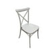 thumbnail image 1 of Pack de 4 Sillas Crossback Gris de Plástico Reforzado – Estilo Elegante y Apilable, 1 of 3