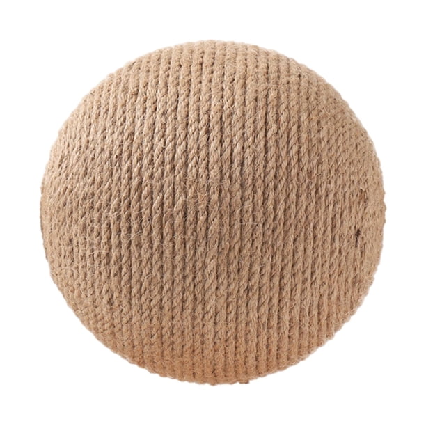 Pelota Rascadora para Gatos Estable, Bolas Rascadoras, Ejercicio de Sisal Natural, Garra para Moler, Resistente Al Desgaste, Suministros para Mascotas 472 pulgadas