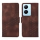 thumbnail image 1 of Carcasa FOXDOCK Vivo Y78 5G de cuero PU, diseño acolchado clásico, protección contra caídas y rayones, 1 of 5