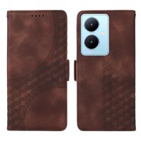 Carcasa Foxdock Vivo Y78 5G De Cuero Pu, Diseño Acolchado Clásico, Protección Contra Caídas Y Rayones