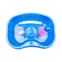 Magideal - Lavabo Para Champú Junto A La Cama Con Manguera Retráctil De 150 Cm, Bandeja Para Lavar El Fregadero, Estación De Lavado De Cabello Para Sala De Estar Azul Oscuro