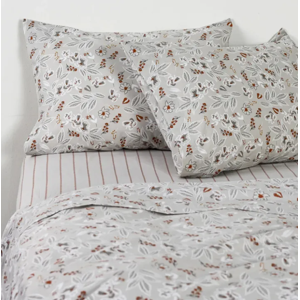 Genérico - Sabanas Ec Cannon 1.5 Plaza 200 Hilos Color Blanco Shadow