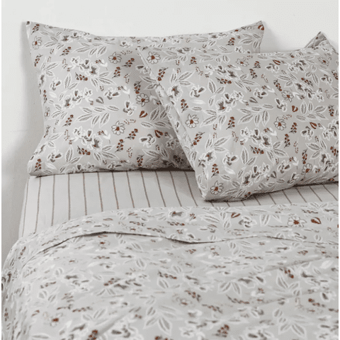 Genérico - Sabanas Ec Cannon 1.5 Plaza 200 Hilos Color Blanco Shadow