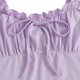 thumbnail image 3 of Crop Top Fruncido con Nudo lila XS, 3 of 4