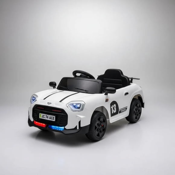 Auto Eléctrico Infantil Estilo Deportivo Con Luces Musical
