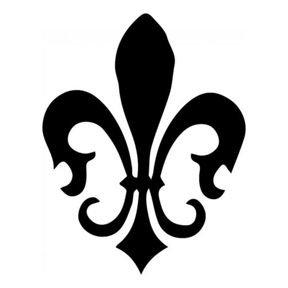 Decomural Fleur De Lis Floral Tile WS-33470