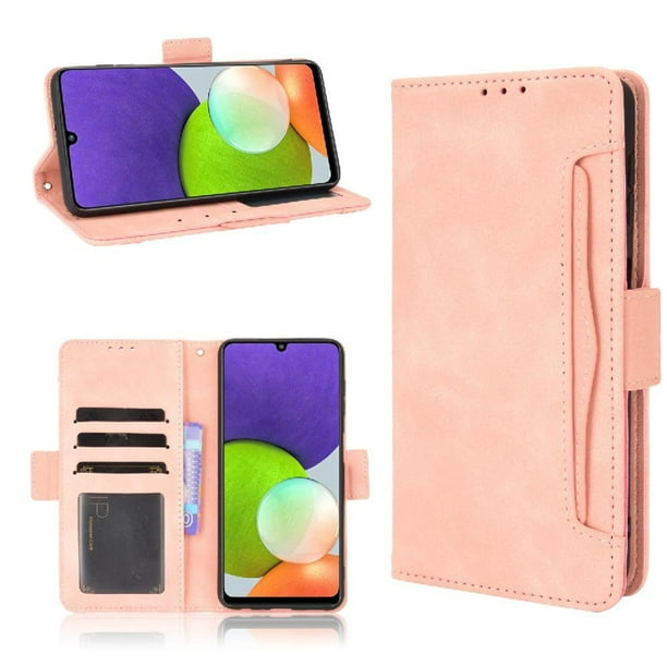 Funda Tipo Billetera FOXDOCK para Samsung Galaxy A22 4G – Tapa Flip con Tarjetero