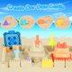 thumbnail image 2 of Kit de construcción de castillos de arena Hugcaty de Beach Toys con bolsa de malla, 9 unidades, 2 of 6