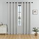 thumbnail image 1 of suxuMhao Cortinas Blackout 2 Paneles,42x84in Gris Claro,Cortina Blackout con Protección Solar para Dormitorio,Cortinas Blackout con Aislamiento Térmico de 84 Pulgadas de Largo,Cortinas de Poliéster, 1 of 5