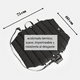 thumbnail image 5 of Mat Cama Para Perro Portátil Negro Impermeable + Porta Bolsas de Regalo, 5 of 8