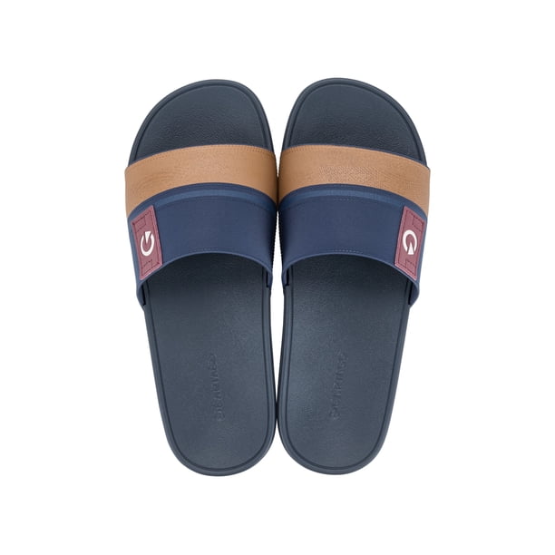 Sandalia Hombre Marrón/Azul Dakar Slide Cartago