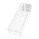 thumbnail image 4 of Florero Rectangular Florero Largo De Acrílico Transparente Moderno Para Estante De Fiesta De Oficina 30x10x6.5cm 12 Agujeros, 4 of 5