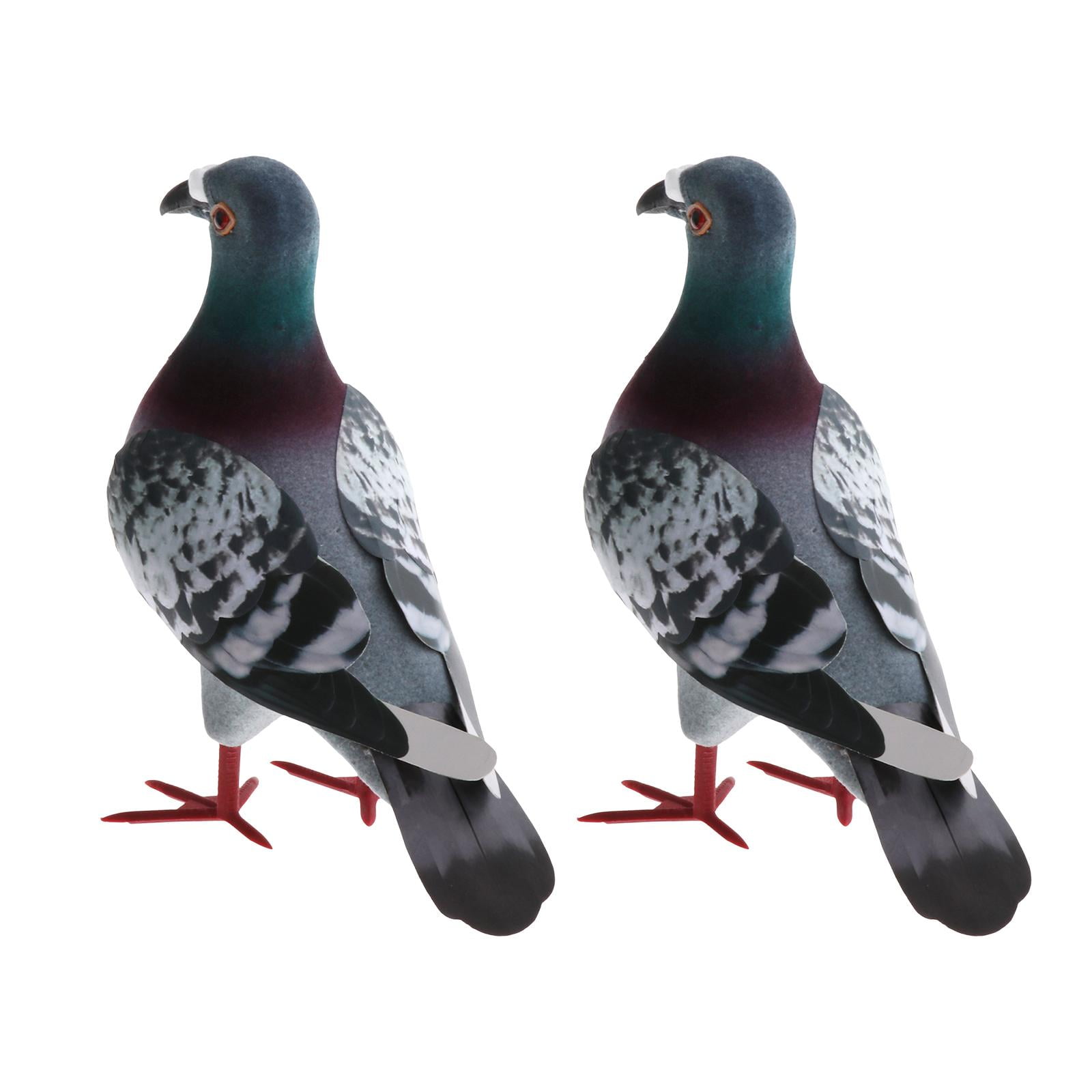 Ioensy - Modelo De Paloma De Espuma De Simulación Favores De Fiesta Regalos De Pascua Pájaro De Espuma Artificial 2 Piezas Estilo B