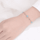thumbnail image 2 of Pulsera Océano Con Circones Celeste, 2 of 4