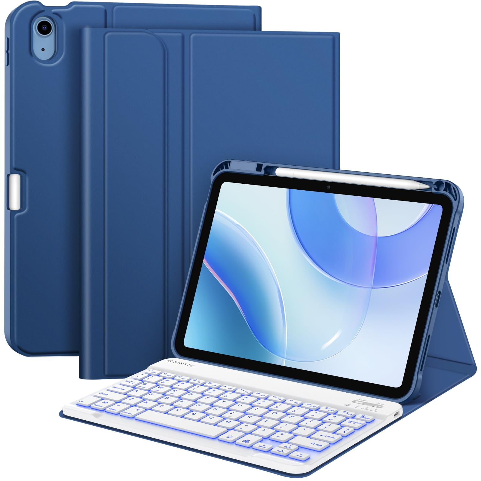 Funda Con Teclado Fintie Para Ipad 11.ª Generación De 11 Pulgadas Y 10.ª Generación De 10.9 Pulgadas