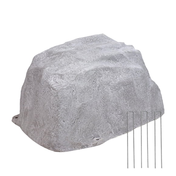 Cubierta Decorativa De Roca Para Jardín Sunnydaze De 36 Cm Gris Medio De Poliresina