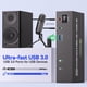 thumbnail image 4 of Conmutador KVM QORESWT 3 monitores 2 PC 4K@60Hz USB 3.0, 4 of 9