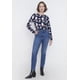 thumbnail image 4 of Sweater Mujer Camant Print Navy Melange Corona, 4 of 5