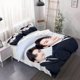 thumbnail image 1 of A Three-Piece Set Inspired by Taekook Suits Featuring a Printed Duvet Cover Set. The Soft Duvet Cover And Pillowcases Are Suitable for All Seasons, 1 of 1