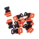 thumbnail image 3 of 10pcs Cordón Pulsera Lado Lanzamiento Hebilla Supervivencia Silbido 5.5x3.5cm Naranja, 3 of 3