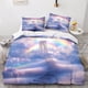thumbnail image 2 of Juego de ropa de cama Escaleras Arcoíris, juego de funda nórdica con cierre de cremallera, juego de funda nórdica colorida para adolescentes, niños, niñas y adultos, juego de 3 piezas de mic, 2 of 3