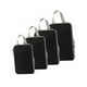 thumbnail image 1 of 4 Bolsas De Almacenamiento De Compresión, Organizadores De Equipaje Para Ropa De Exterior, Color Negro, 1 of 3
