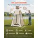 thumbnail image 2 of Carpa Deportiva VEVOR 120x120x190 cm Resistente al Clima para 1 Persona, 2 of 9