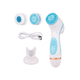 thumbnail image 2 of Cepillo de limpieza facial celeste masajeador silicona 3 en 1, 2 of 3