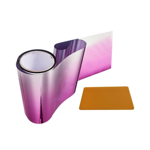 Ioensy - Tira De Visera Para Ventana De Coche, Película Teñida Con Raspador, Tira De Visera Para Parabrisas, Color Rosa