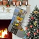 thumbnail image 1 of Calcetines de Navidad Desmarcar Bert Lino Blanco 45cm x 32cm, 1 of 5