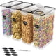 thumbnail image 1 of Recipientes de cereales Storage DWËLLZA KITCHEN, paquete de 4 litros, 1 of 8