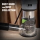 thumbnail image 2 of Cortadora Manual WORKPRO Compact Router 6.5 Amperios, 2 of 3
