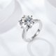 thumbnail image 4 of Anillos de Moissanita de 5 Uds para Mujer Color D Claridad VVS1 Chapado en 18K Plata de Ley S925 Anillos de Diamante para Mujer Anillos de Compromiso de Moissanita con Certificado, 4 of 9