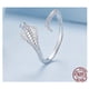 thumbnail image 2 of Anillo serpiente cobra ajustable plata 925, 2 of 3
