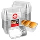 thumbnail image 1 of Moldes desechables de aluminio para pan en miniatura para almacenar tu hogar, 1 kg (50), 1 of 7