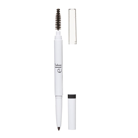 Lápiz para cejas e.l.f. Instant Lift de doble cara, color marrón oscuro