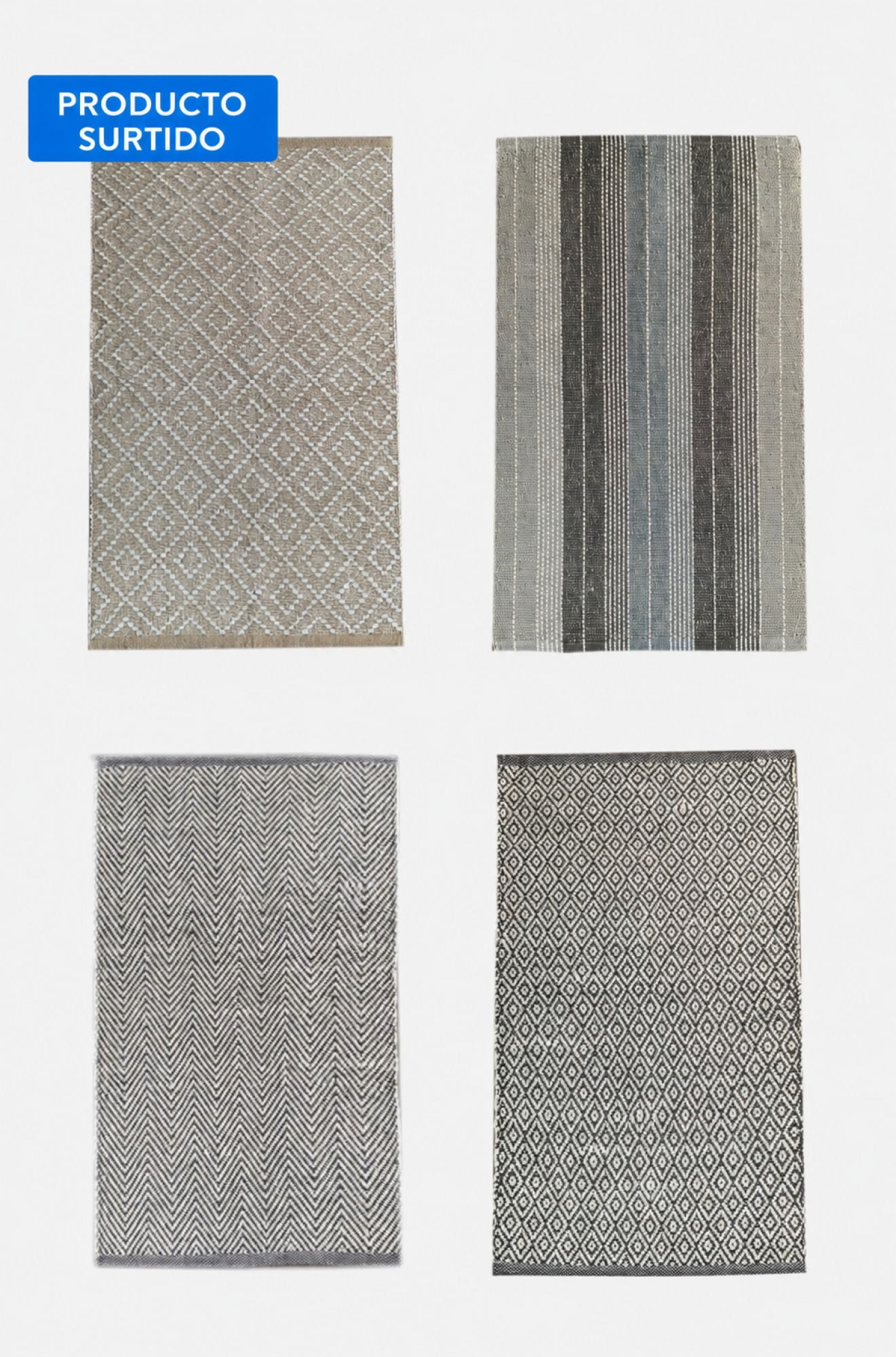 Bajada de Cama 60x90cm 100% Algodón Multicolor