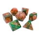 thumbnail image 2 of 7 Uds Dados De Juego Acrílico Para Accesorios De Enseñanza Juego De Mesa De Juego De Rol Juguete Para Niños Verde Naranja, 2 of 3