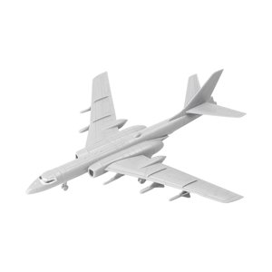Magideal - Modo De Avión Bombardero 1/144, Juguete De Avión L, Avión De Ataque 4D, Modelo De Avión H 6K Modelo Ensamblado Con Soporte De Regalo