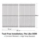 thumbnail image 2 of Parrillas Hongso SUS304 de acero inoxidable para Weber Genesis 300 Series, 2 of 8