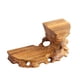 thumbnail image 4 of Base De Madera Retro Para Maceta, Soporte Estable De Madera Maciza Para Decoración Del Hogar, Medio Círculo, 4 of 5