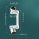 thumbnail image 3 of 1pc 1440° Universal Rotation Faucet Sprayer Head For Extension Faucets Aerator Bubbler Nozzle Kitchen Tap Washbasin Robot Arm, 3 of 3