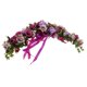 thumbnail image 2 of flor de seda artificial dintel puerta flor espejo flor guirnalda púrpura, 2 of 5