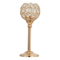 Genérico - Candelabro Centro Mesa Cristal Soporte Elegante 22Cm Jhn