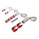 thumbnail image 2 of Kit De Funda De Manguera Trenzada 8092, Piezas De Repuesto Universales Flexibles Y Resistentes Al Desgaste, Color Rojo, 2 of 5