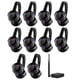 thumbnail image 1 of Ayvvpii Auriculares Inalámbricos Silent Disco Led Luz Intermitente, 1 of 3