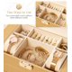 thumbnail image 4 of Caja de joyas Homde grande con cierre, dorada, 28 x 27 x 16 cm, 4 of 9