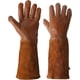 thumbnail image 1 of Guantes de jardinería de cuero para hombres y mujeres (con protección contra espinas), ideales para jardineros y agricultores., 1 of 7