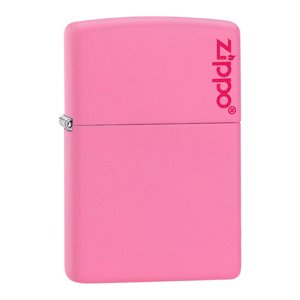 Encendedor Zippo Classic Pink Matte Logo Zp238Zl